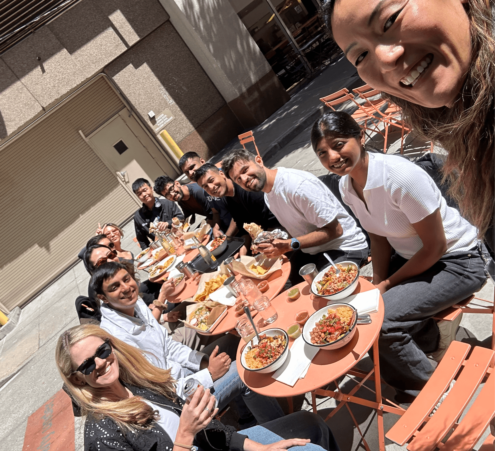 Team lunch party