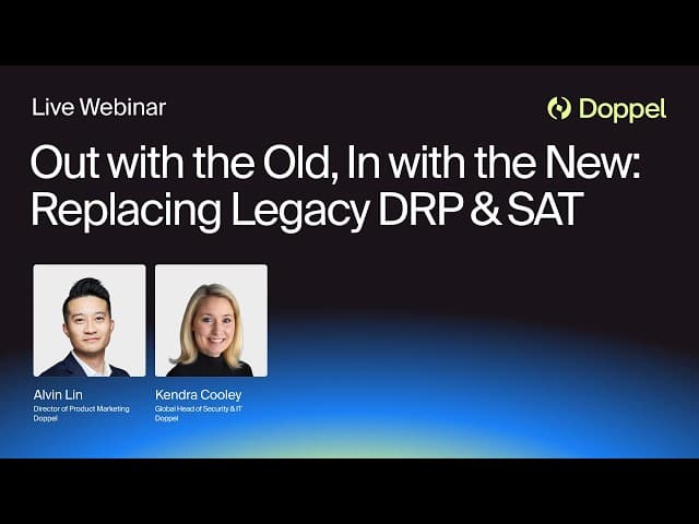 Webinar: Out with the Old, In with the New: Replacing Legacy DRP & SAT