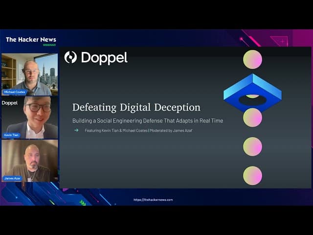 Doppel HackerNews Webinar: Building Real Time Social Engineering Defense with AI