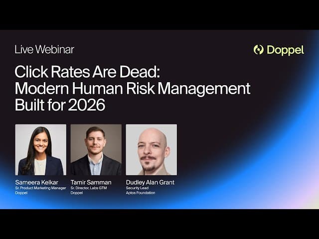 Click Rates Are Dead: Modern Human Risk Management Built for 2026