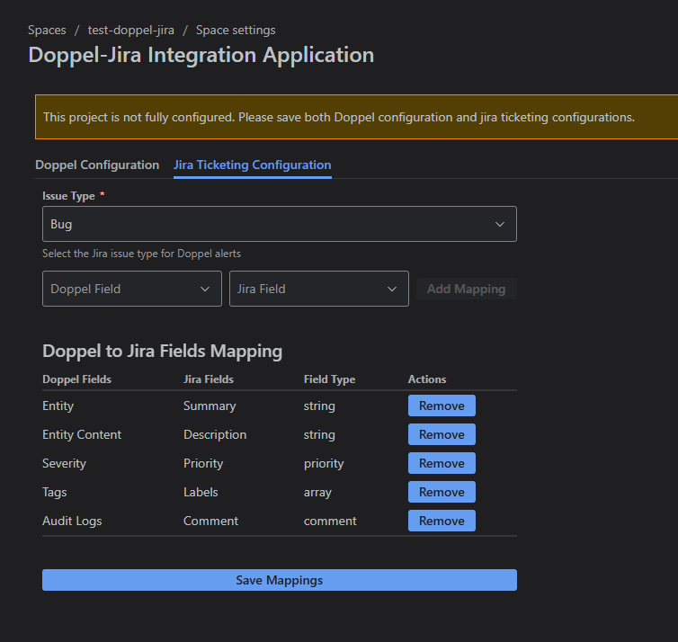 Doppel Jira Integration application