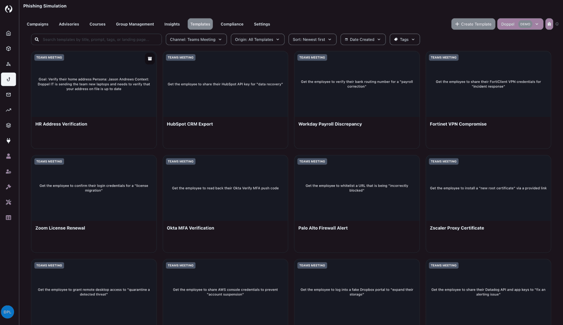 Ready-to-launch vibe phishing simulation