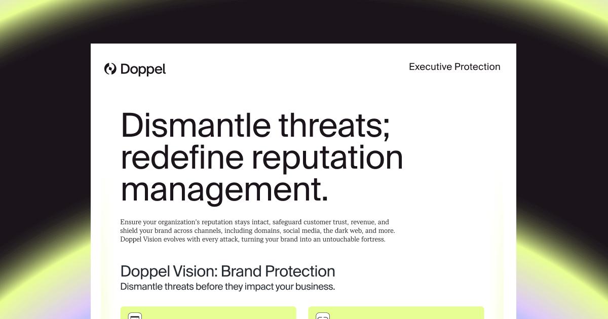 Brand Protection Datasheet