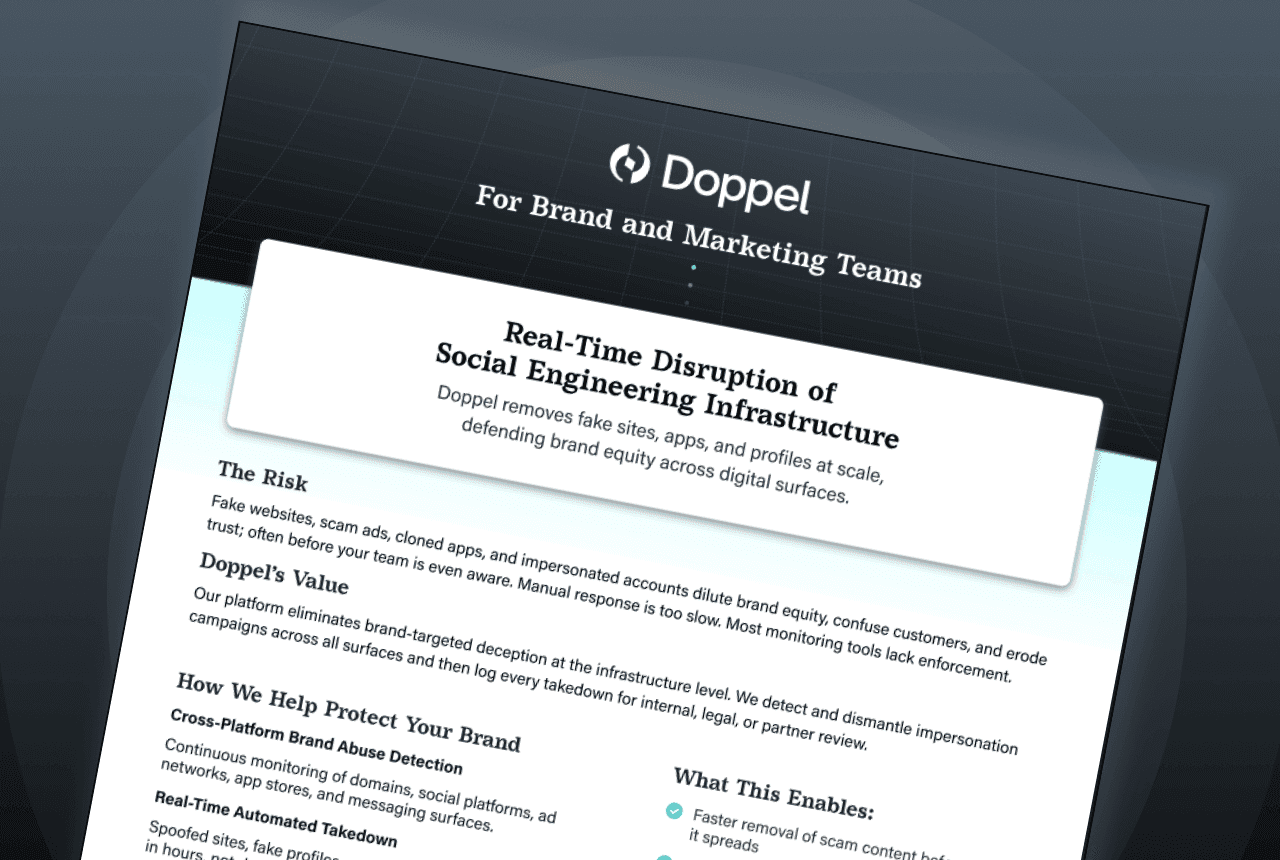 Doppel for Brand and Marketing Teams
