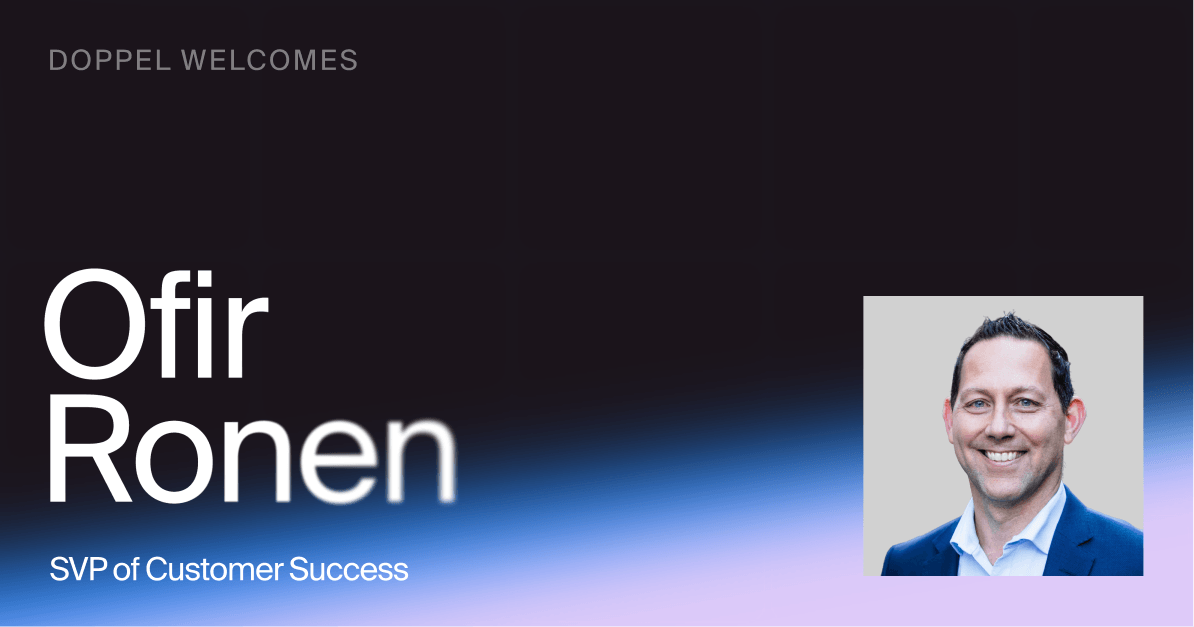 Former Varonis Systems and Vectra AI Executive Joins Doppel as Senior Vice President of Customer Success