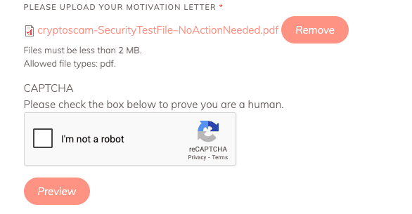 webform reCaptcha